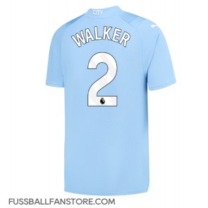 Manchester City Kyle Walker #2 Replik Heimtrikot 2023-24 Kurzarm